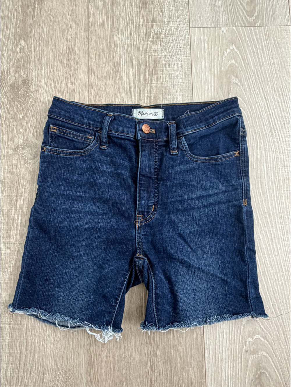 Madewell Mid-Rise Skinny Denim Shorts Size 27